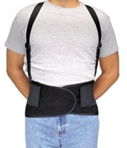 Large Allegro Ergonomics: Back Support: Economy Belt 7176-03 (sizes: 38 into 4