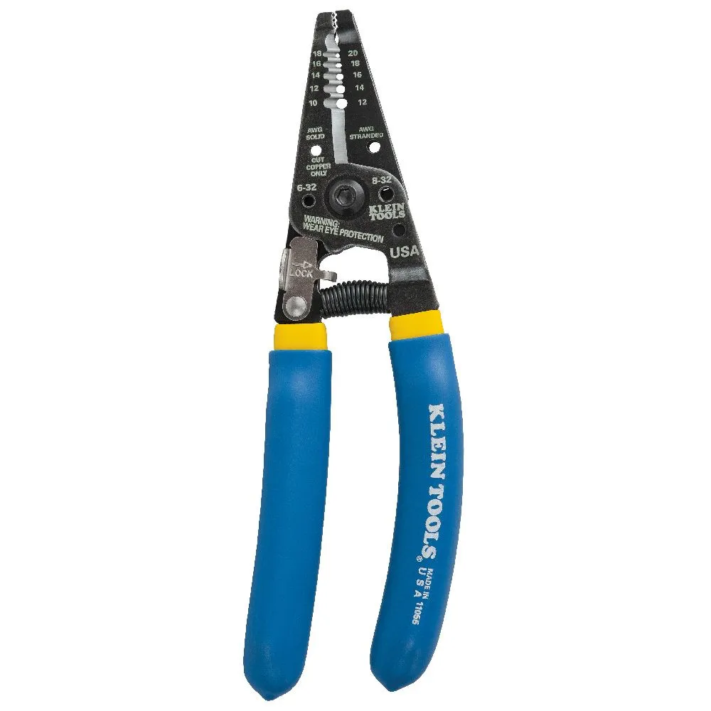 Klein Tools 11055 Solid and Stranded Copper Wire Stripper & Cutter