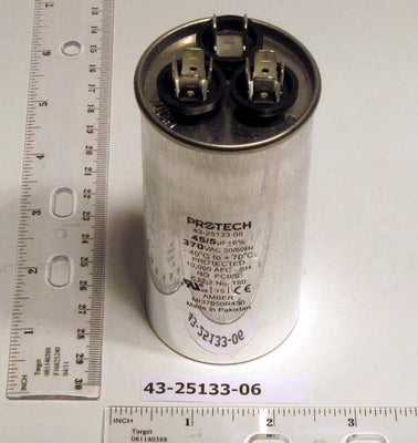 Rheem 43-25133-06 Capacitor 45/5/370 Dual Round Replaces 43-26271-41