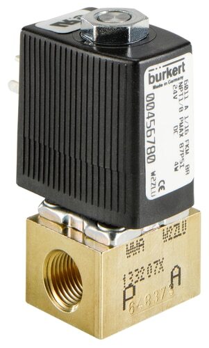 Solenoid Valve G1/8'' NC Brass FKM 0-12bar/174psi 230VAC 6011 463521