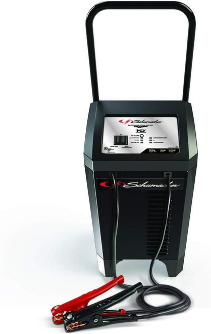 Schumacher 12V Wheeled Fully Automatic Battery Charger and 40/200A Engine Starte