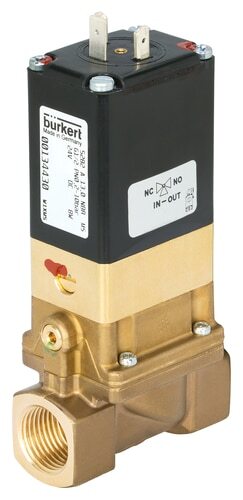 Solenoid Valve G1 1/4'' NO Brass EPDM 0.2-10bar/3-145psi 230VAC Anti-Waterhammer 5282 290956