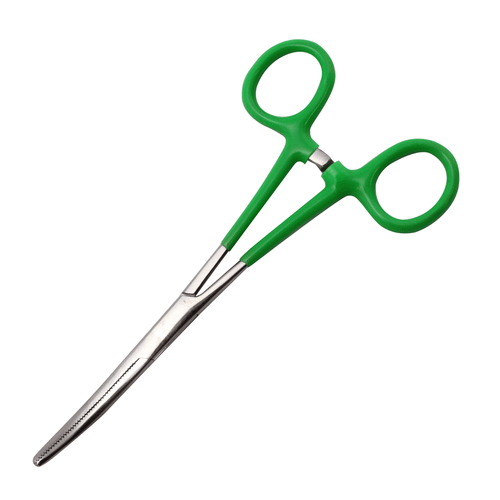 Hemostat Forceps 6 Inch Curved Serrated Jaw