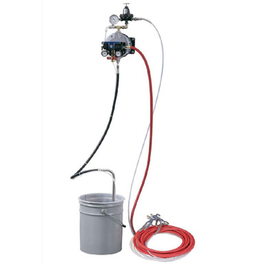Opens dialog GRACO 234917 - Triton 1:1 Aluminum Spray Package, Wall Mount, 60 PSI Air Regulator & Fluid Hoses,