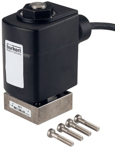 Solenoid Valve 40x40 mm SFB flange NC Stainless steel FKM 0-8bar/116psi 24VDC 6027 257962