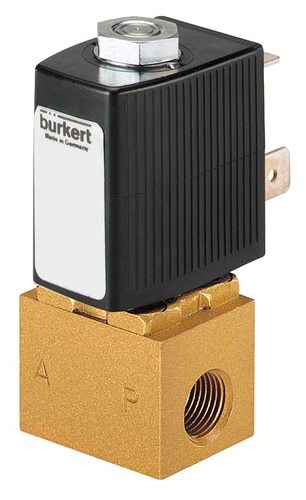 Solenoid Valve NPT 1/8'' NC Stainless steel FKM 0-3.5bar/51psi 12VDC 6011 466920