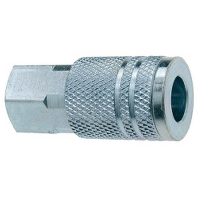 Amflo 1/4" I/M Design x 1/4" FNPT Steel Coupler (C20)