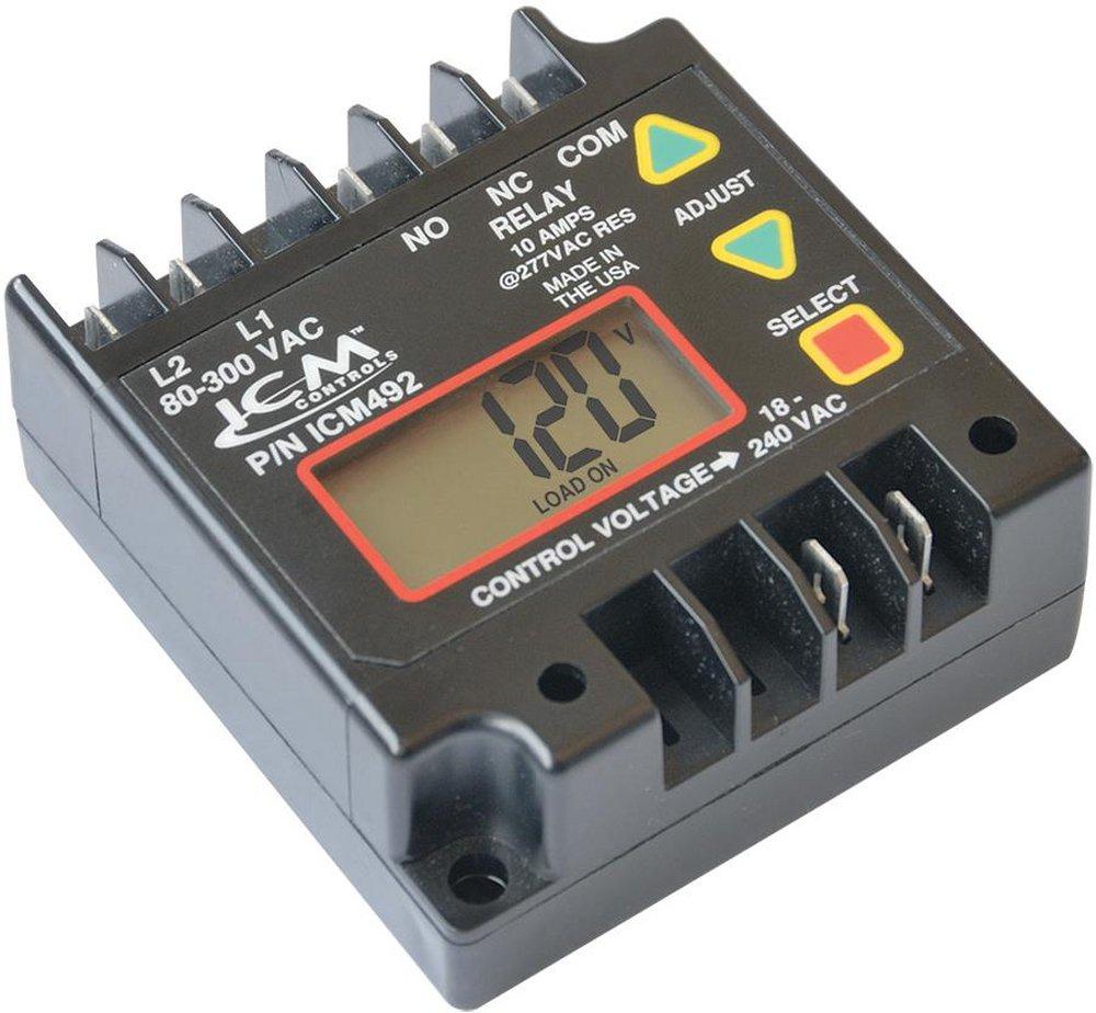 ICM Controls ICM492C-LF 1-Phase Digital Line Voltage Monitor 80-300 VACReplacement MPN