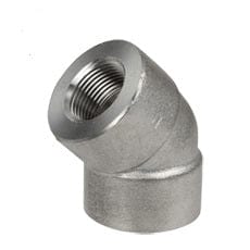 2" 6000# Threaded 45 Degree Forged Carbon Steel Elbow