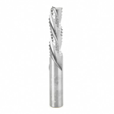 Opens dialog Amana 46224 Roughing Spiral 3 Flute Chipbreaker 1/2 D x 1-5/8 CH x 1/2 Shank x 3-1/2" Down-Cut