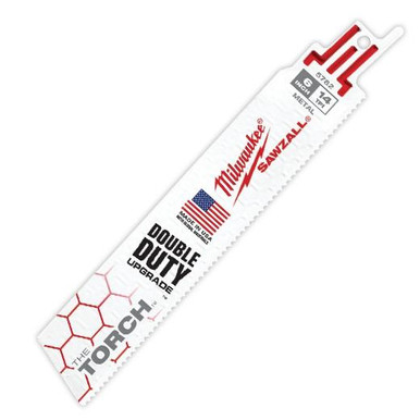 Milwaukee 48-00-8782 6 in. 14 TPI The Torch Sawzall Blade (25 Pk)