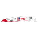 Milwaukee 48-01-7021 6 in. 5 TPI The Ax Sawzall Blade 100 Pk