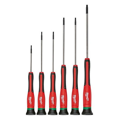 Milwaukee 48-22-2610 6 PC TORX Precision Screwdriver Set w/ Case