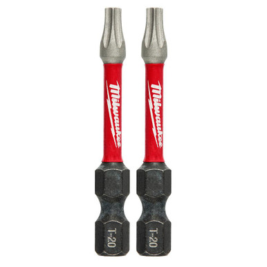 Milwaukee 48-32-4984 SHOCKWAVE 2 in. Power Bit TORX T20 (2 PK)