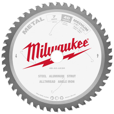 Milwaukee 48-40-4230 7 in Metal Cutting Circular Saw Blade