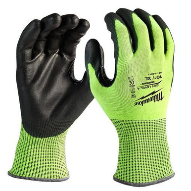 Milwaukee 48-73-8943 High-Visibility Level 4 Gloves XL