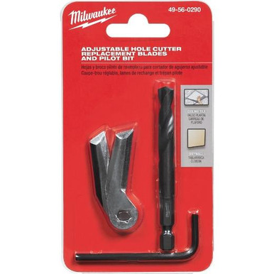 Milwaukee 49-56-0290 Adjustable Cutter Blades and Bit