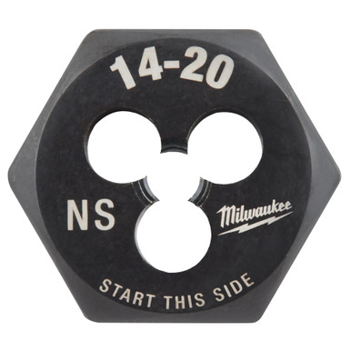 Milwaukee 49-57-5333 14-20 NS 1 Inch Hex Threading Die