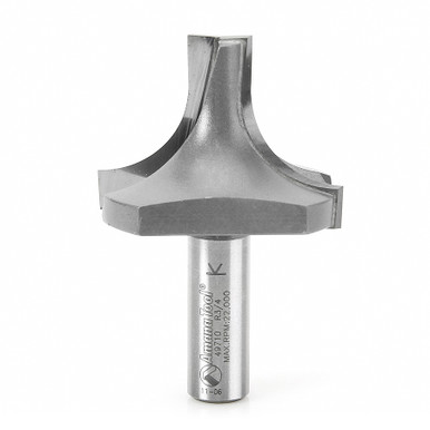 Opens dialog Amana 49710 Carbide Tipped Plunging Round Over 3/4 R x 2" D x 1-13/32 CH x 1/2 Shank Router Bit