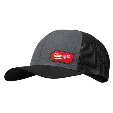 Milwaukee 505G Gridiron Snapback Trucker Hat Gray