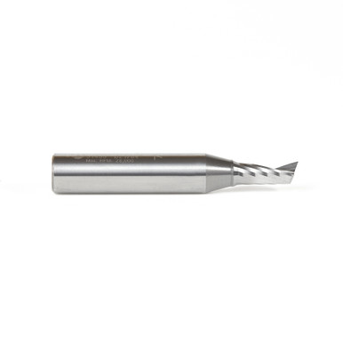 Opens dialog Amana 51455 Spiral O-Single Flute, Aluminum Cutting 21/64 D x 3/4 CH x 1/2 Shank x 3" Up-Cut Router