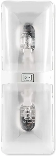 Camco Double Dome Light Fixture – 12V