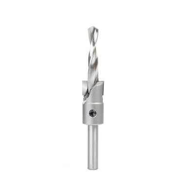 Opens dialog Amana 55142 Carbide Tipped Shankless Counterbore w/ Slow Spiral #24 Screw 3/4 D x 3/8 Drill D x 3/8