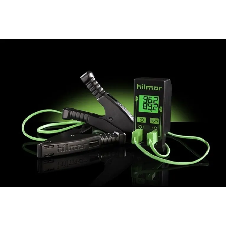 Hilmor 1839106 DROT2TCC Dual Readout Thermometer and Clamps