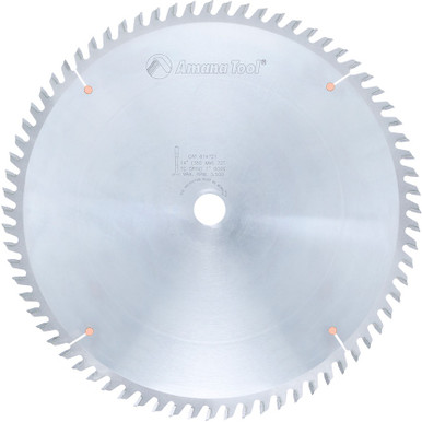 Opens dialog Amana 614721 Carbide Tipped General Purpose 14" D x 72T TCG, 10 Deg, 1 Bore, Circular Saw Blade
