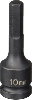 Grey Pneumatic 1/2" Drive x 10mm Hex Driver Socket (2910M)