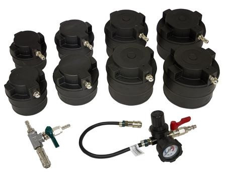 69930 HD TURBO AIR SYSTEM TEST KIT W/ SMOKE ADAPTER, 10PC.