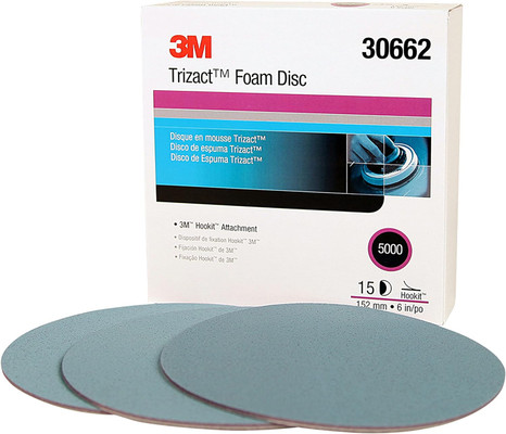 3M 6" P5000 Trizact Hookit Foam Disc (30662)