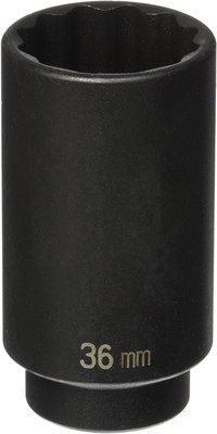 Grey Pneumatic 1/2" Drive x 36mm Deep - 12 Point Socket (2136MD)