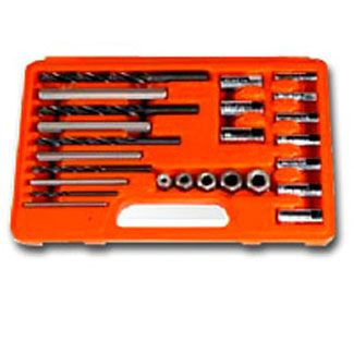 25 pc. Screw Extractor/DrillandGuide Set