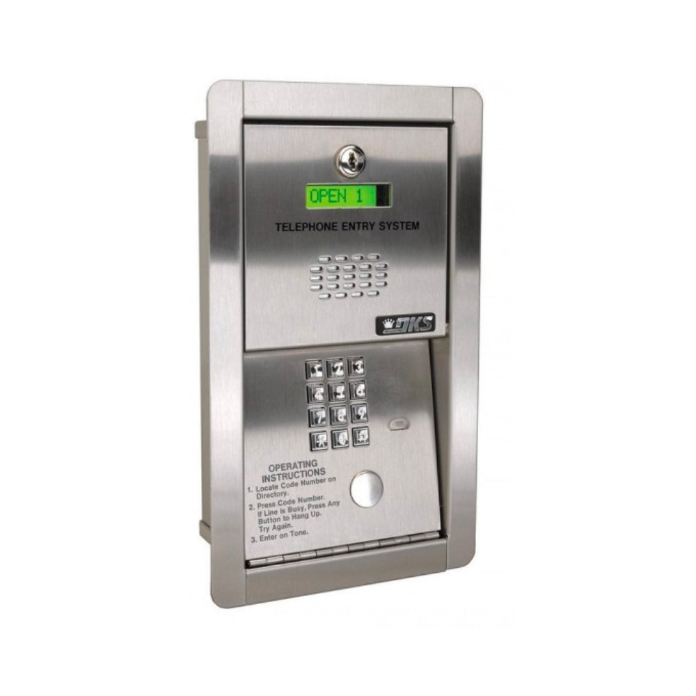Doorking Telephone Entry System Flush Mount Hands Free | DKS-1802-089