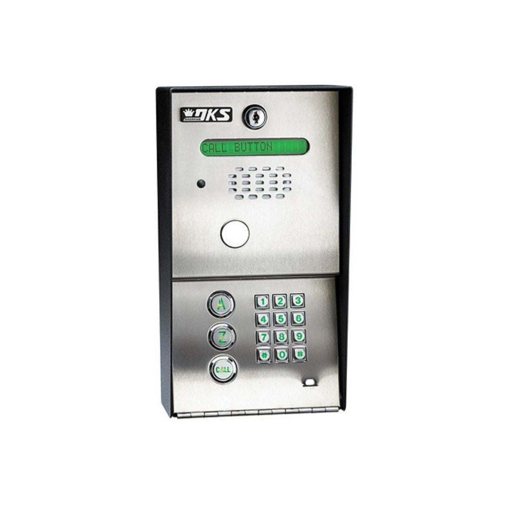 Doorking 1802-EPD Surface Mount Hands-Free Telephone Entry System With Electronic Directory | DKS-1802-090