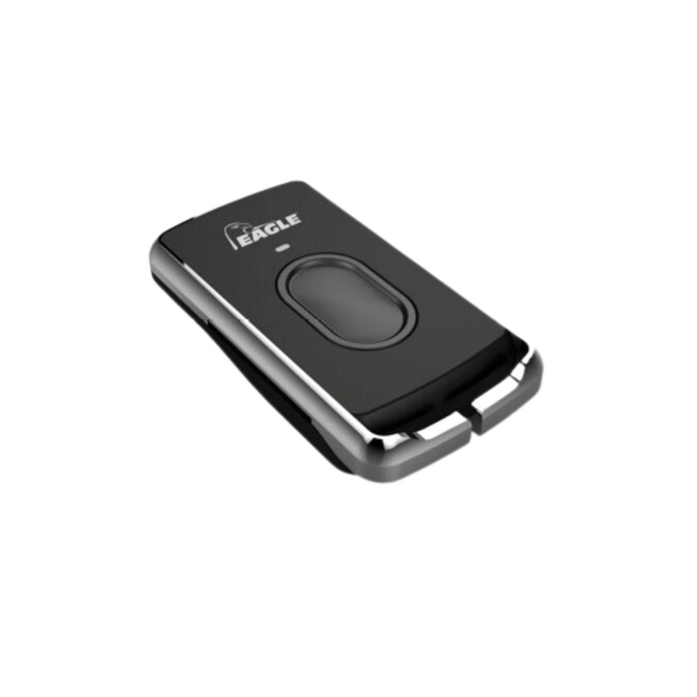 Eagle Access Control 1 Button Chrome Series Keychain Transmitter | EAC-EG640