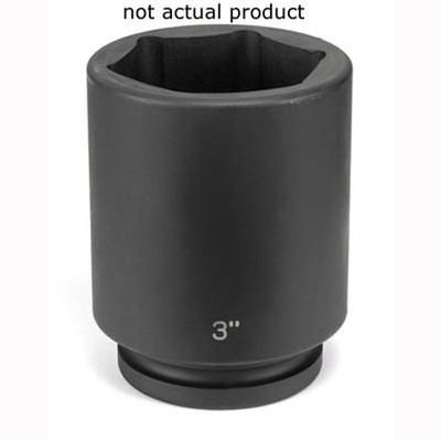 Grey Pneumatic 1" Drive x 2-3/4" Deep Socket (4088D)