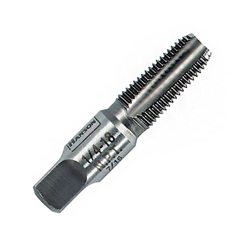 Hanson 8203 High Carbon Steel Taper Pipe Tap 1/4"-18 NPT