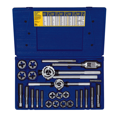 Hanson 97311 25 Piece Metric Tap and Hex Die Set