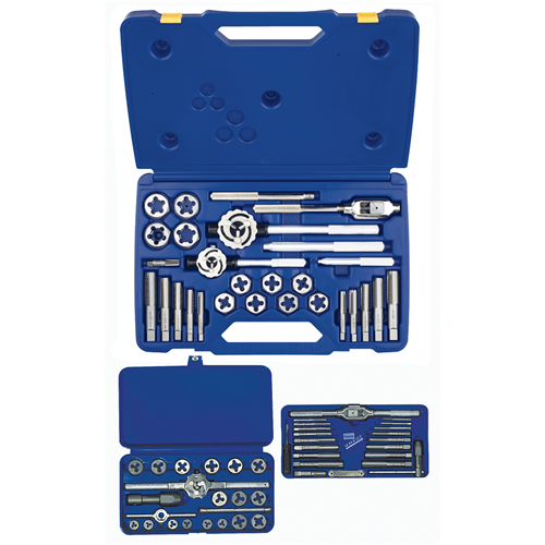 Hanson 97606 66 Piece Fractional Tap and Hex Die Set