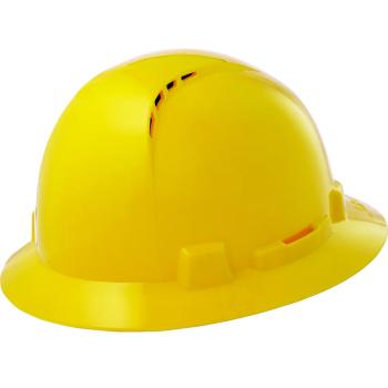 Briggs Full Brim Vented Safety Hard Hat (YELLOW)