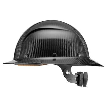 Dax Carbon Fiber Full Brim Safety Hard Hat (BLACK)