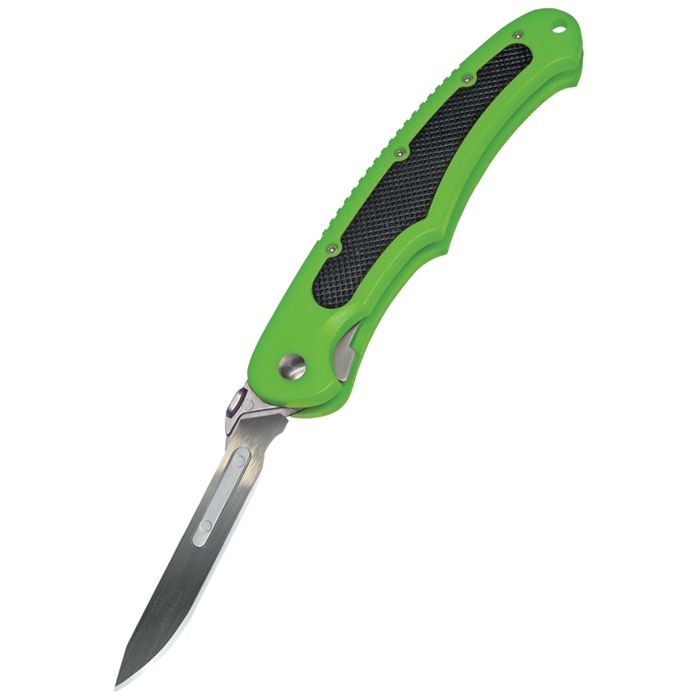 Havalon Knives Xtc-60Abolt-GxPiranta-Bolt Shock Green Knife