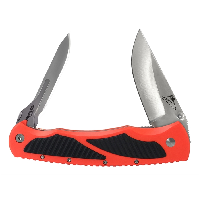 HAVALON KNIVES XTC-TZBO Titan Jim Shockey Signature Series Kinfe (Orange w/Black Inserts)