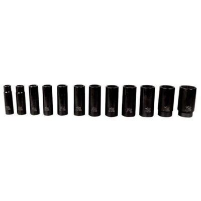 K Tool International 1/2" Drive Deep Socket Set 12 Pc (KTI33200)