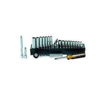 21 Piece 1/4 inDrive SAE Socket Set
