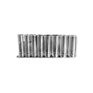 8 Piece 1/4 inDrive Metric Deep Socket Set