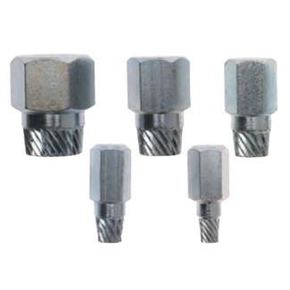 5pc Iron Pipe Extractor Set (1/8 in- 3/4 in )
