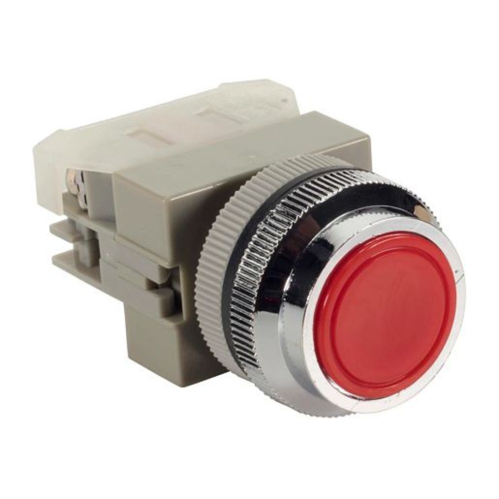 LiftMaster Pushbutton Switch (6A, 120VAC, Red, NC) | LIF-K30-200-E
